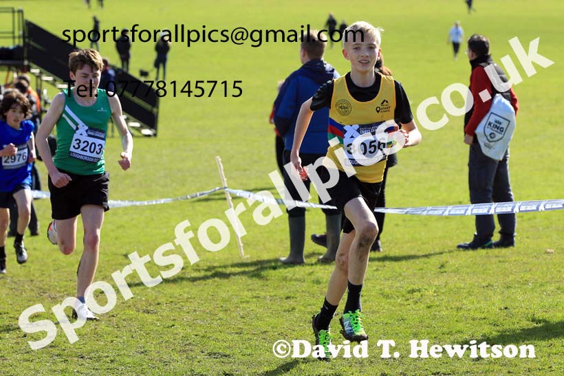 Boys Under-13s 2022 CAU Inter Counties Cross Country, Prestwold Hall, Loughborough.  Photo: David T. Hewitson/Sports for All Pics